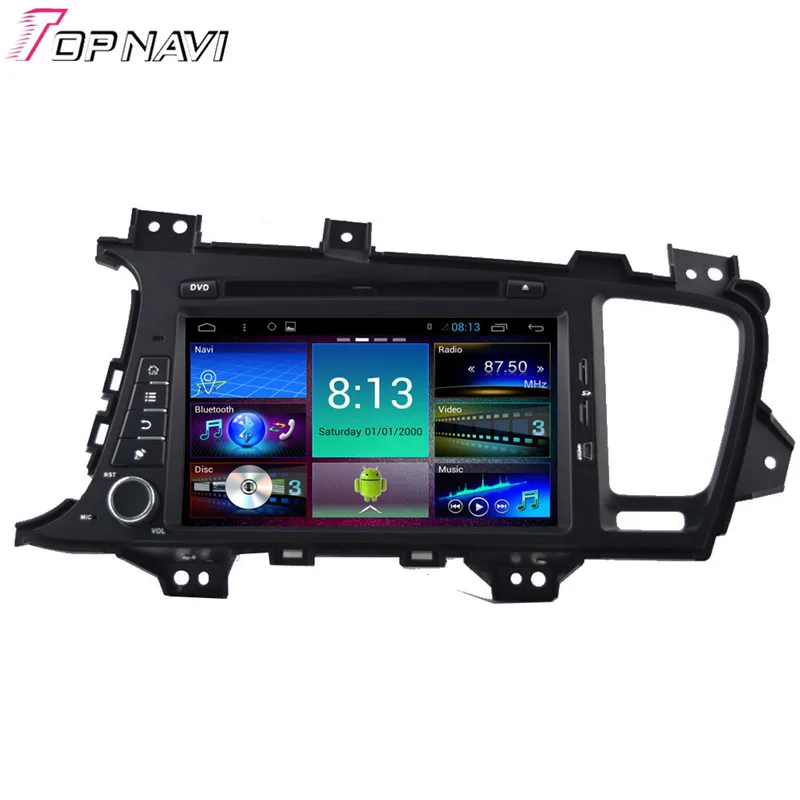 

Topnavi 8'' Quad Core Android 6.0 Car DVD Multimedia Player for KIA K5 Autoradio GPS Navigation Audio Stereo Bluetooth