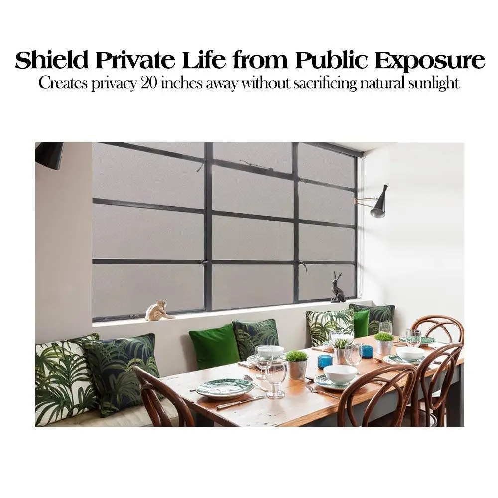 Тонированные конфиденциальности оконная пленка статического цепляться окна