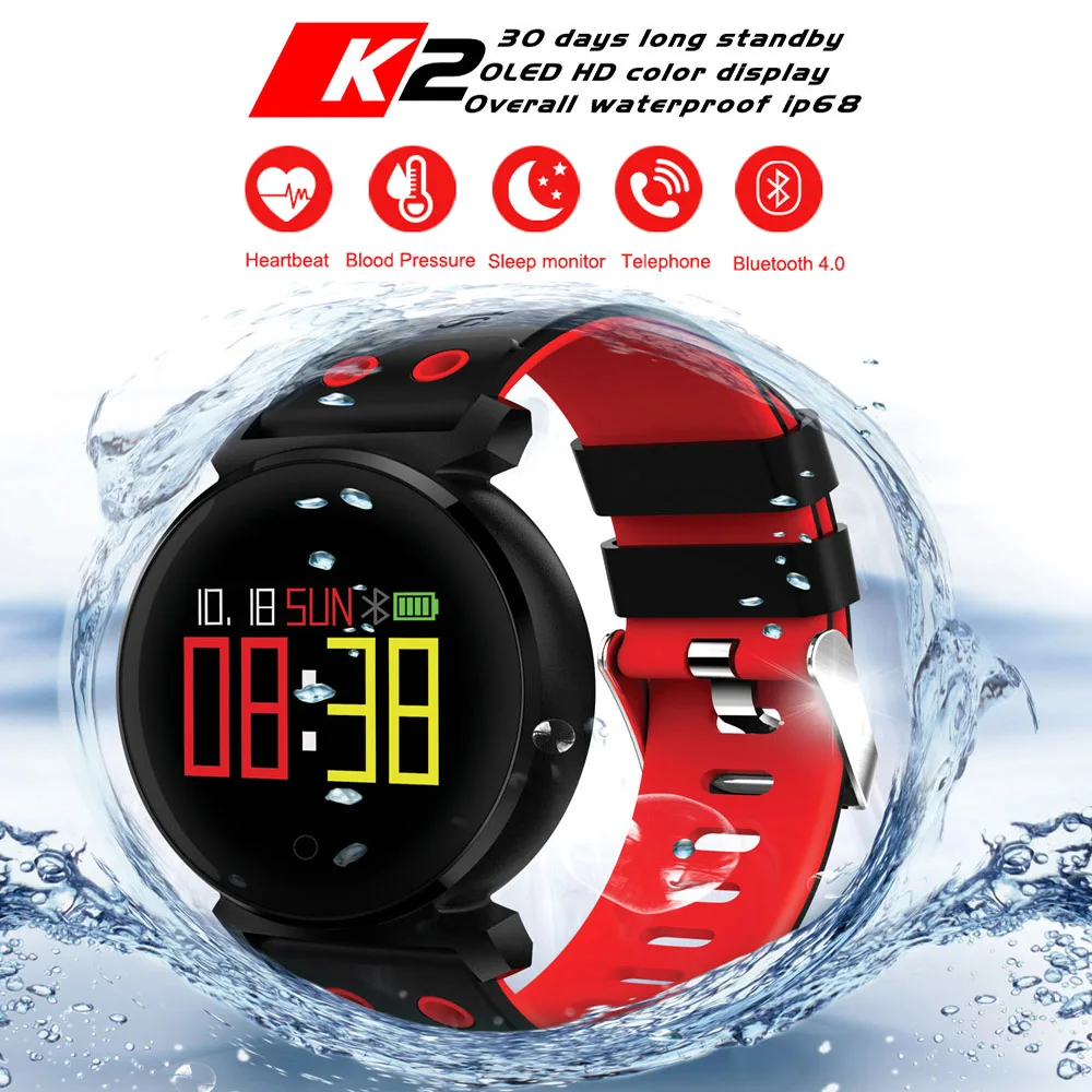 Оригинальный cacgo K2 Smartwatch Bluetooth Nordic NRF52832 сна/сердечного ритма/крови