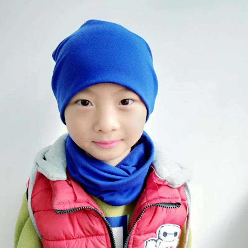 Осень зима 2020 хлопковый Детский шарф в горошек со звездами и сердечками комплект