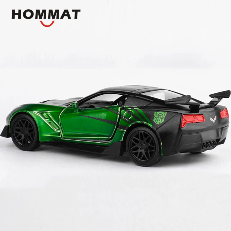 Hommate моделирование 1:36 трансформатор Corvette Stingray Crosshairs спортивный автомобиль сплав