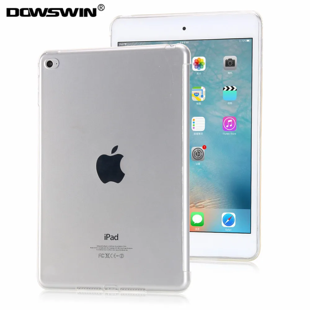 Чехол DOWSWIN для iPad Air 2 мягкая задняя крышка из ТПУ чехол планшета прозрачный работа