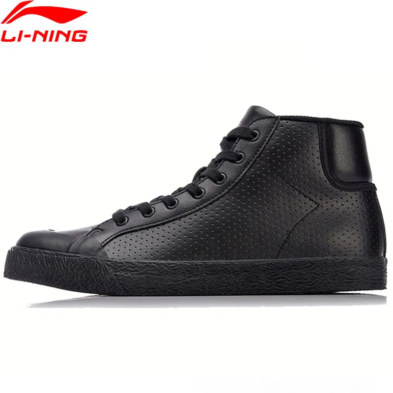Li-Ning/Мужская обувь для образа жизни, со средней посадкой, износостойкая, с подкладкой, спортивная обувь, не скользкие, стильные кроссовки AGLN051 YXB141