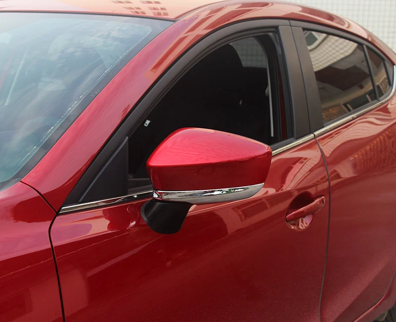 2 шт. декоративные наклейки на зеркало заднего вида для Mazda 3 Axela 2014 2016|strip decoration|axela |