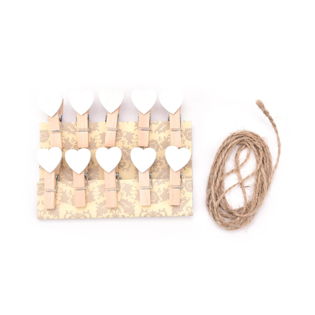 10 шт. цветные деревянные клипсы рождественские украшения милые животные фрукты