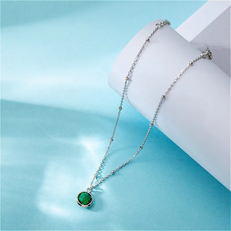 Flyleaf Простой Круглый Кубический цирконий женский браслет на лодыжку из