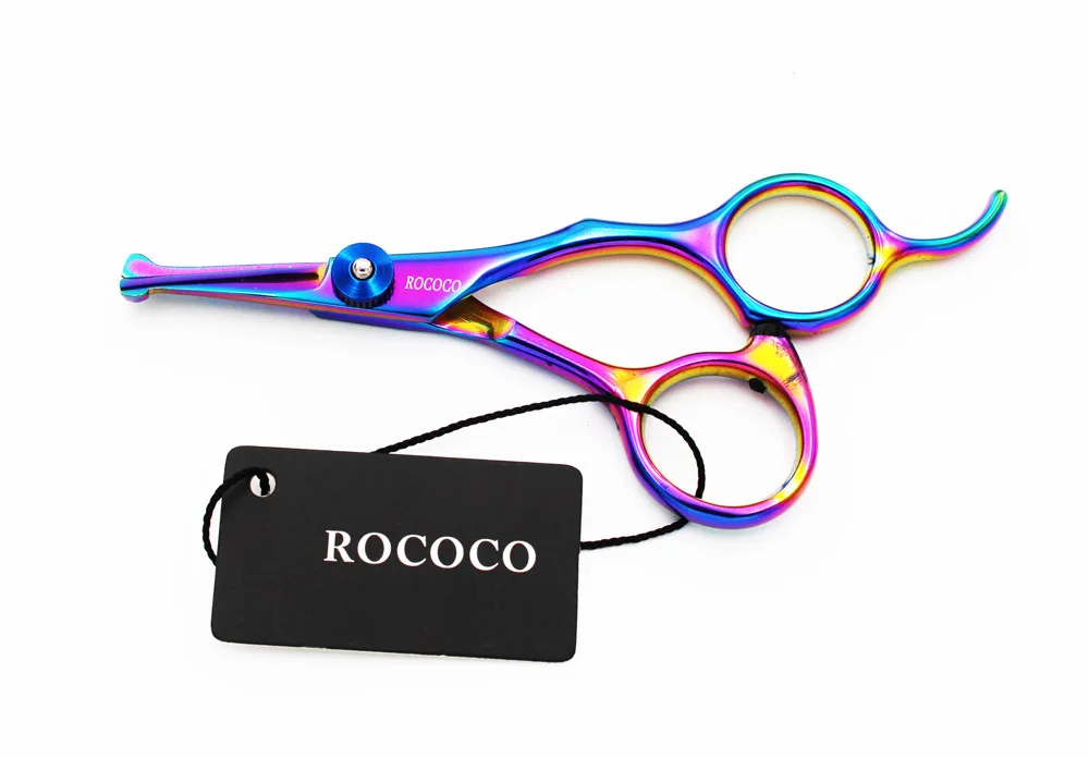 1 шт. ножницы для волос из нержавеющей стали с круглым носком виброножницы