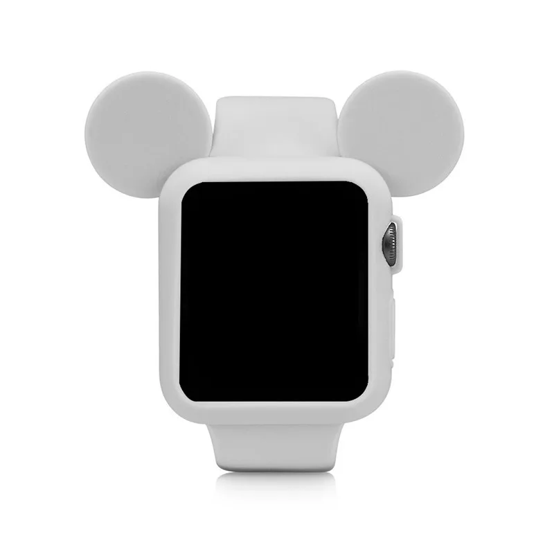 Мультяшный чехол часы чехол для Apple watch, версии 4/3/2/1 40 мм 44 мм, 42 мм, 38 мм, версия корпус наручных часов iwatch, 4 3-полосный Soft Защитная пленка для экрана защитная оболочка
