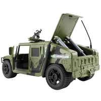 116 simulation of inertial military armored vehicle plastic vehicle model car pull back flashing musical diecast kids toys