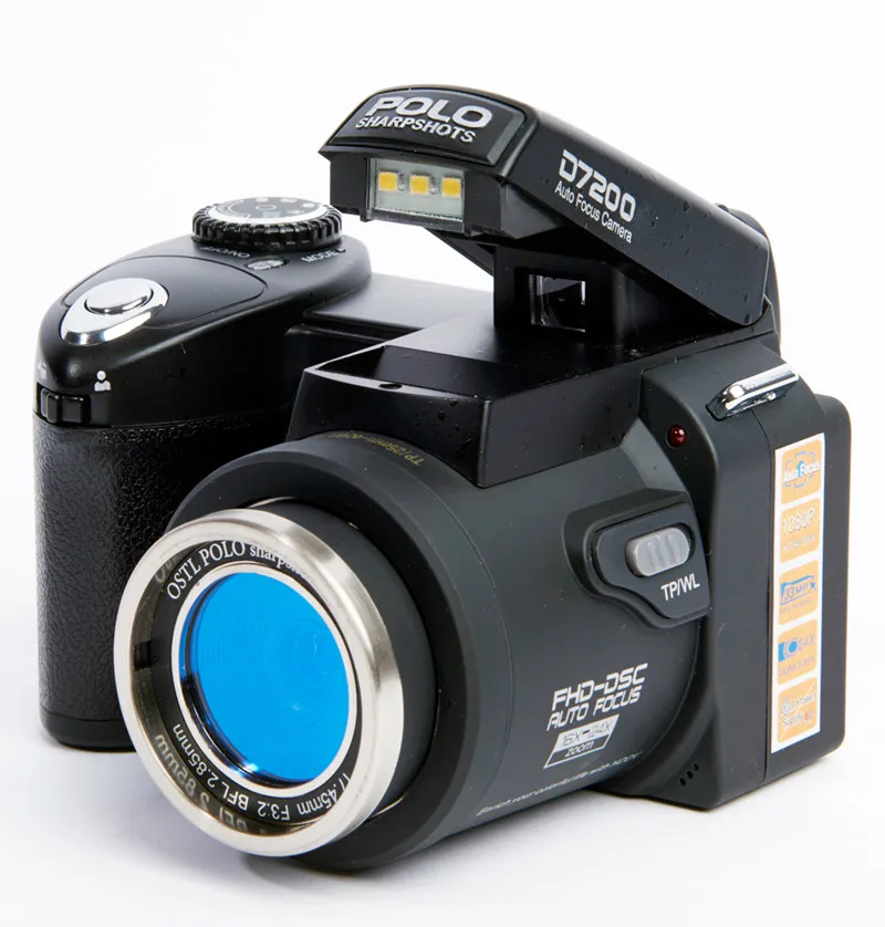 2017New PROTAX поло D7200 цифровой камеры 33MP полный HD1080P 24X оптический зум Автофокус