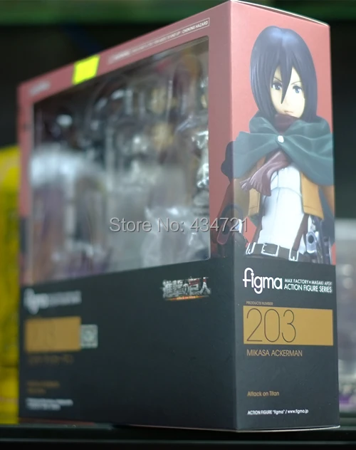 Экшн фигурки японского аниме атака на Титанов Mikasa Ackerman 203 игрушки 6 дюймов|attack on