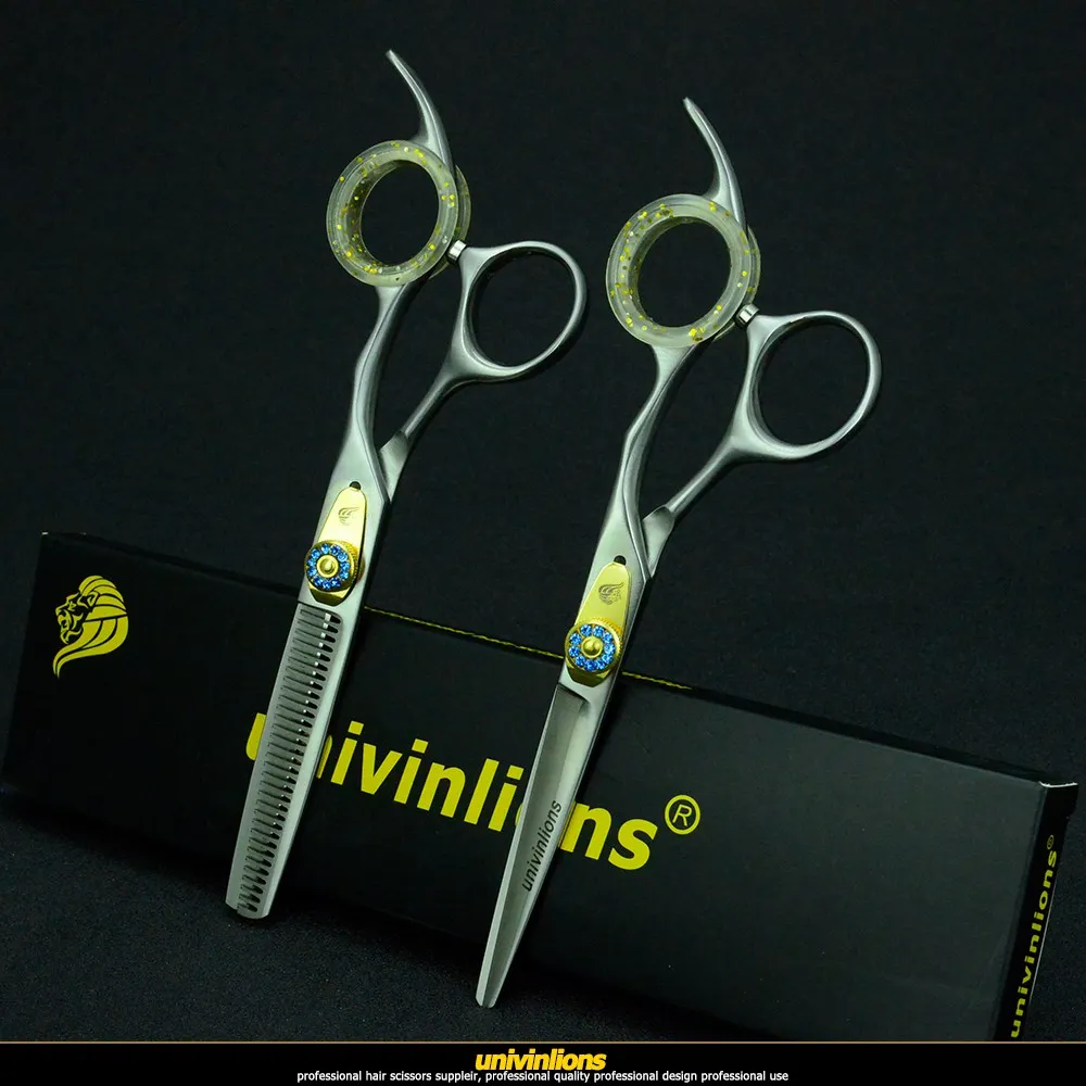 Univinlions 6 &quotматовые серебряные ножницы Профессиональные парикмахерские