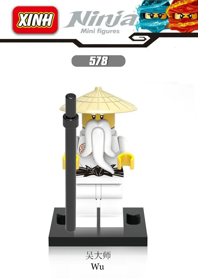 X0155 Ninja krux El weisnake Kai Samuraix bichos wu Lloyd Nya Pirata bloques ladrillos s para regalos de los ninos|kai kai|kai ninja |