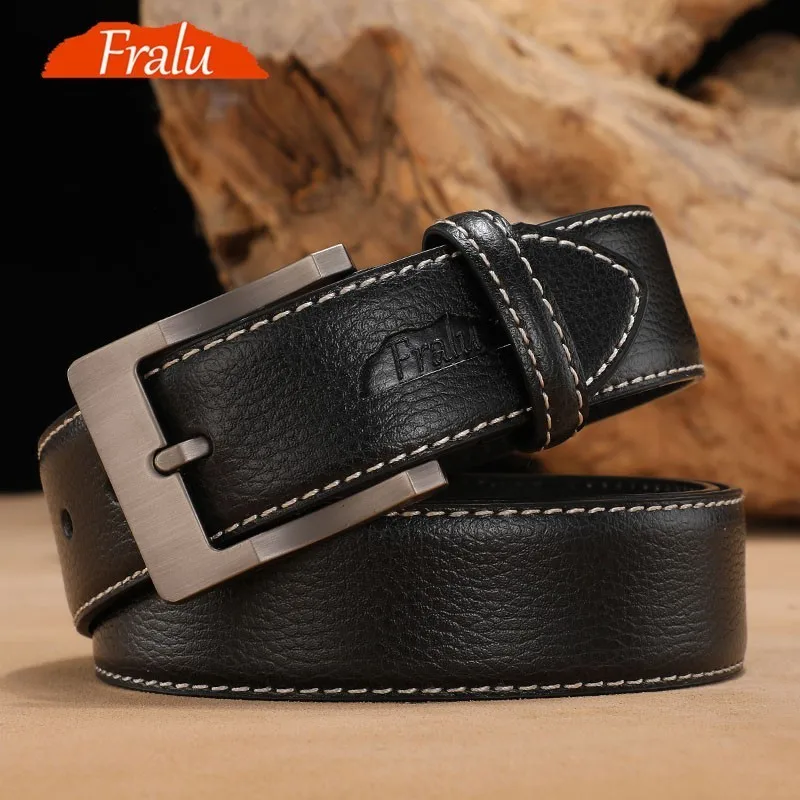 

Мужской ремень из натуральной кожи, в стиле кэжуал