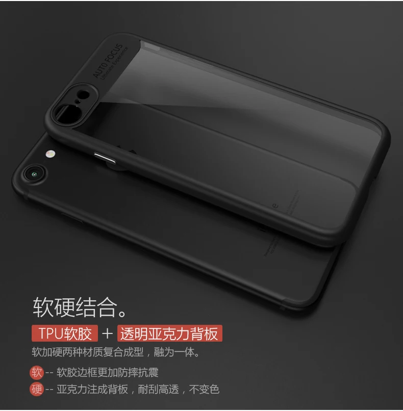 IPaky бренд прозрачный силиконовый для iPhone 7 Plus Новый Тип противоударный чехол