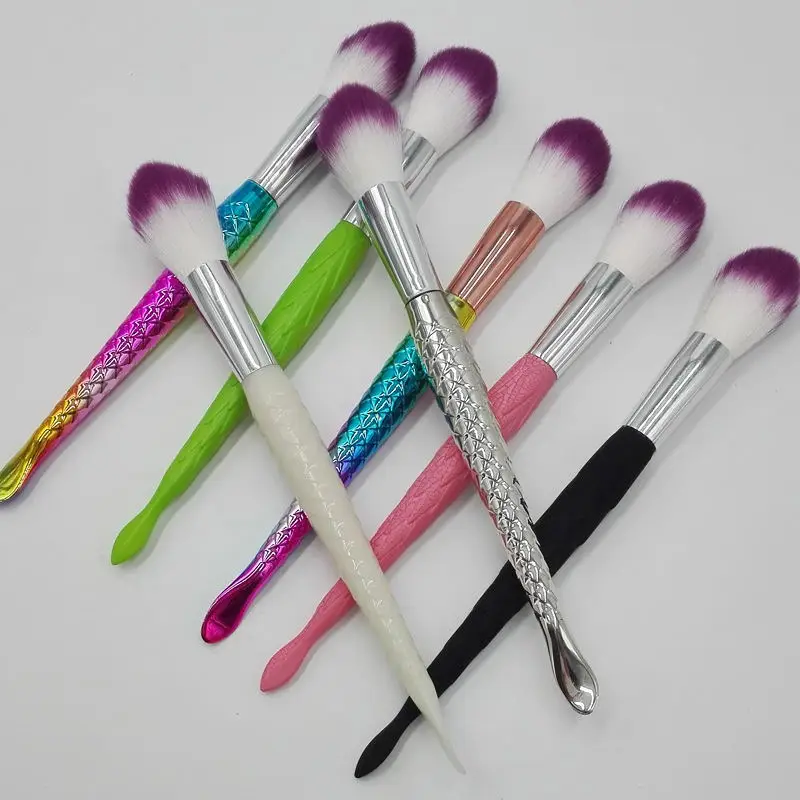 Happy макияж Лидер продаж 1 шт. Русалка кисти супер мягкий Косметика Make Up Tool основа