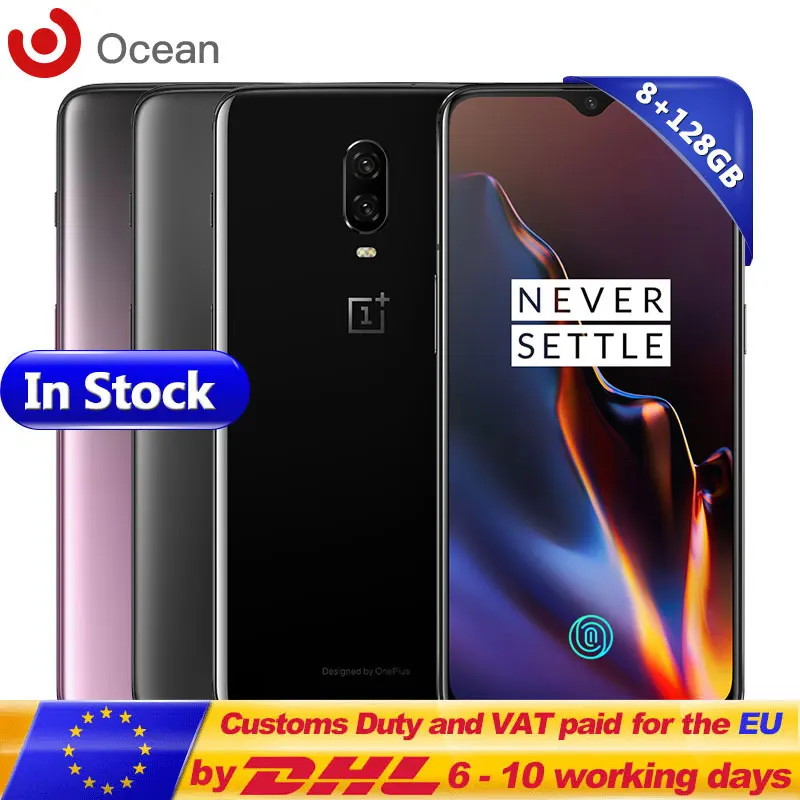Oneplus 6 T мобильный телефон 8 ГБ ОЗУ 128 Гб ПЗУ Snapdragon 845 NFC отпечаток пальца ID 41