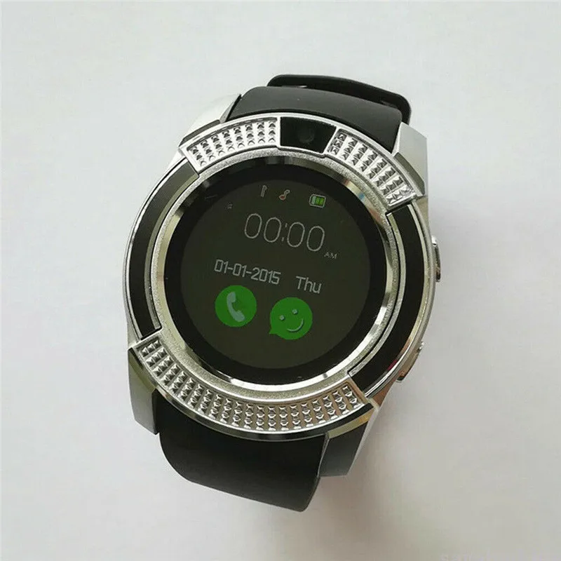 Новые модные умные спортивные часы reloj inteligente hombre Bluetooth SIM Touch трекер с дисплеем SOS для детей Подарки для IOS и Android