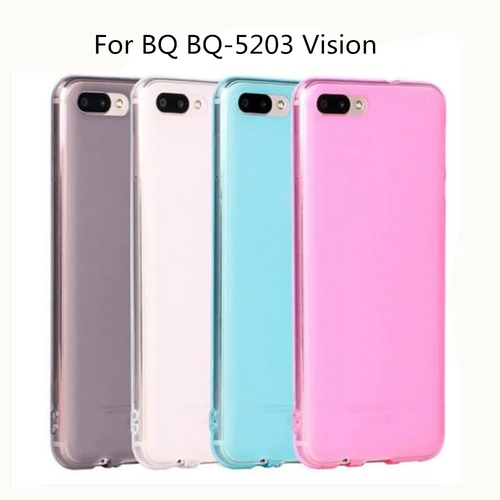 Чехол Capa Copue для BQ BQ-5203 Vision матовый Силиконовый мягкий чехол защитный мобильного