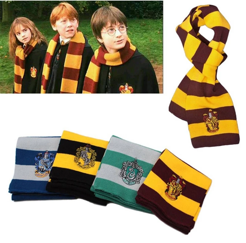 ZRM модный шарф шарфы Гриффиндор Слизерин Hufflepuff Ravenclaw Potter's шарфы Carnaval маскарадные костюмы для детей Hallowe