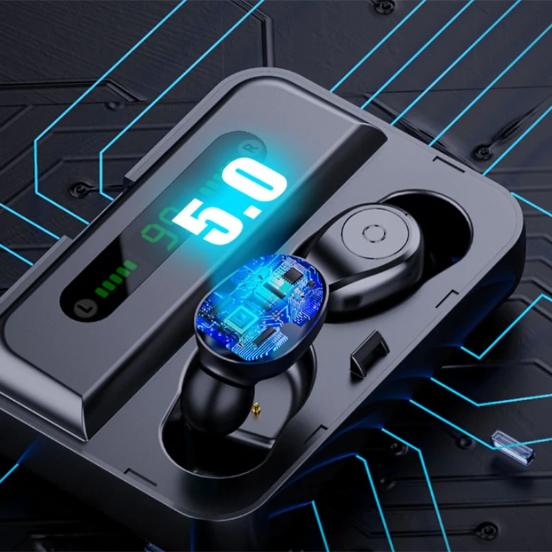 Беспроводные наушники Bluetooth 5 0 с контактным управлением Tws игровая гарнитура Ipx7