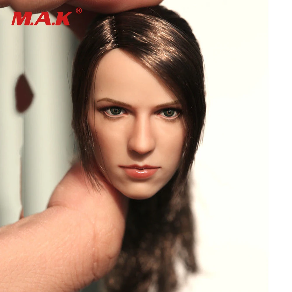 Масштаб 1:6 Красивая Европейская женская голова принадлежности снайперская