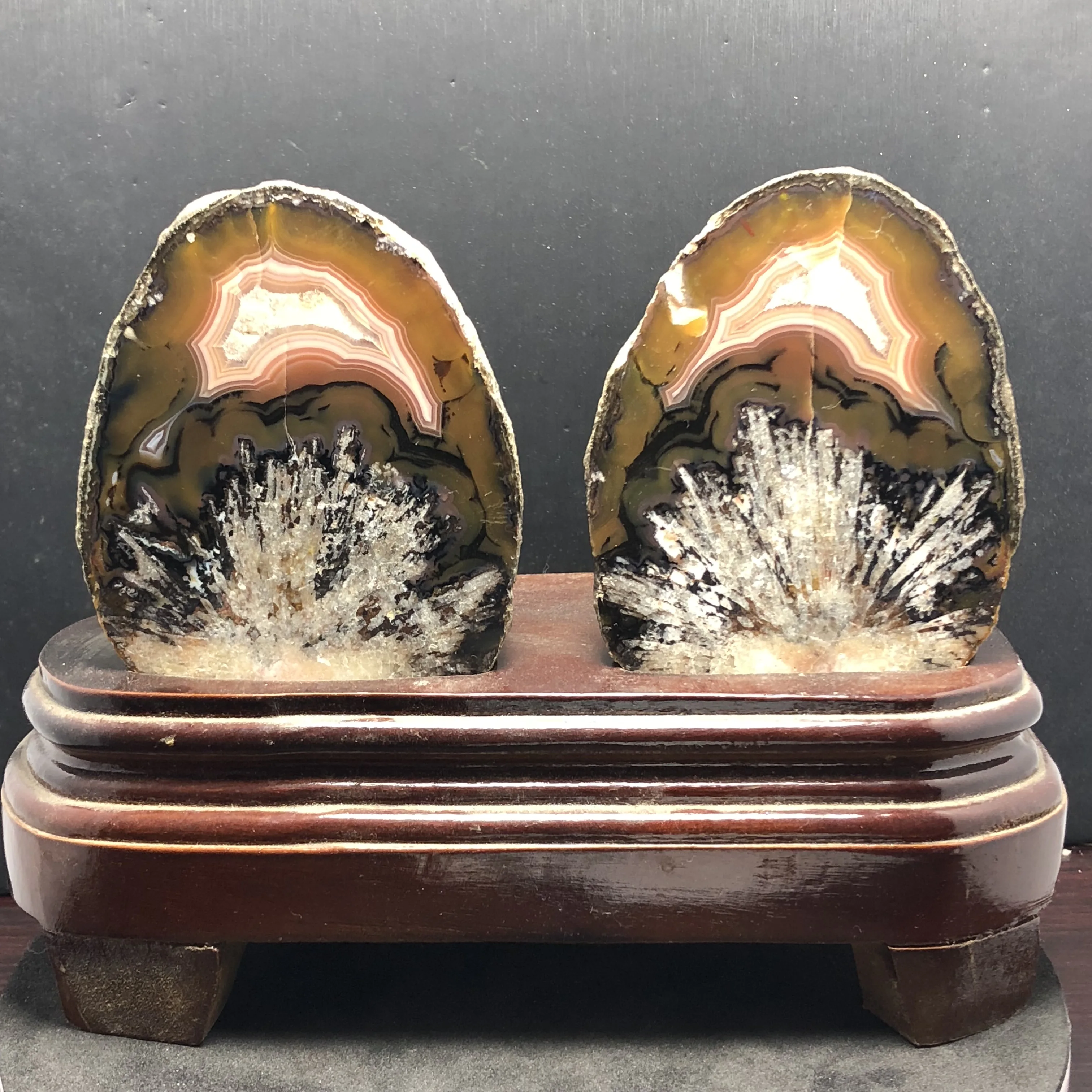 AAAAAA + подвеска из натурального агата кристалл и минеральная обработка