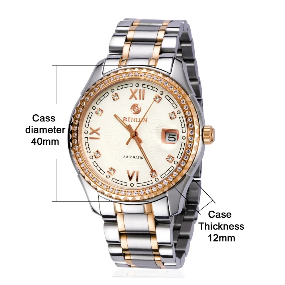 Часы наручные Datejust Мужские механические роскошные брендовые водонепроницаемые