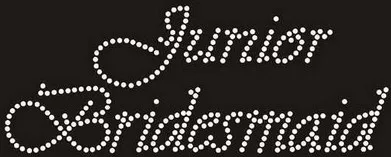 6 шт./лот дизайн для младшей подружки невесты с утюгом на переплете патчи горячей