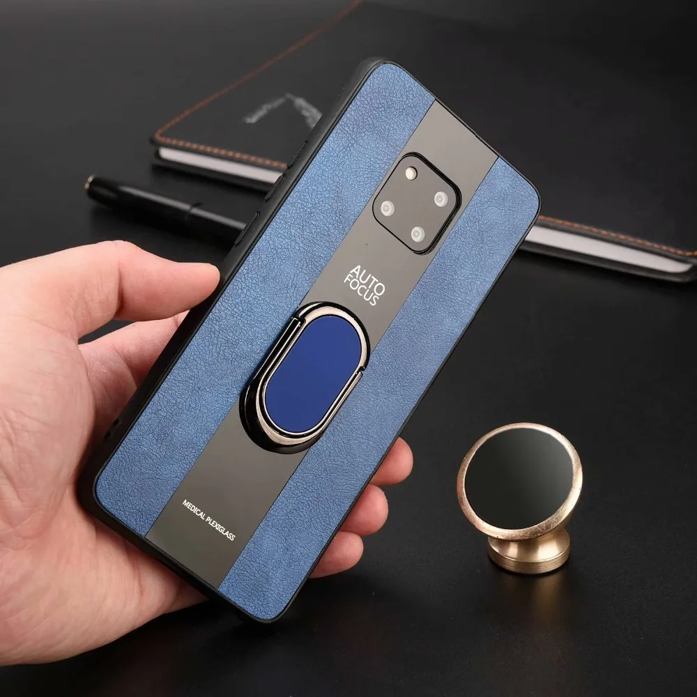Роскошный кожаный чехол-подставка для телефона Huawei P30 P20 Pro полностью