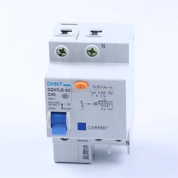 DZ47LE63 CHNT автоматический выключатель оригинальный 40A 2P|breaker 40a|circuit breakerchnt breaker |