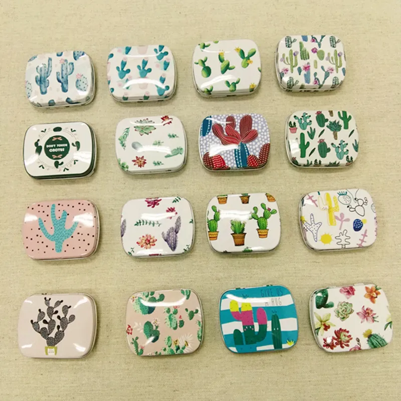 36 шт./кор. миниатюрный чехол в виде кактуса для таблеток коллекционная