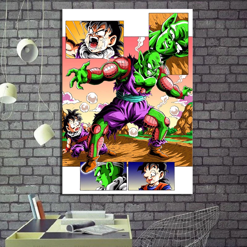 1 шт. анимация Piccolo Dragon Ball холст настенные картины Домашний Декор для гостиной плакат драгонболл холст оптом