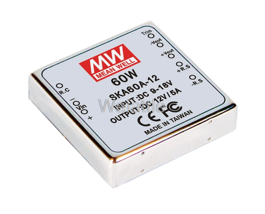 MEAN WELL Оригинал Φ 12V 3.33A meanwell SKA60 60W SKA60B-12 Регулируемый одиночный выходной конвертер