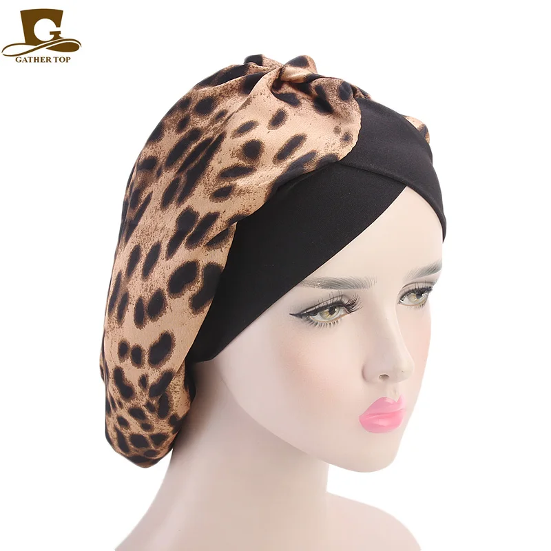 

Новый женский роскошный Шелковый Эластичный Тюрбан головной убор мягкий Кепка Chemo для выпадения волос бандана хиджаб тюрбан шляпа