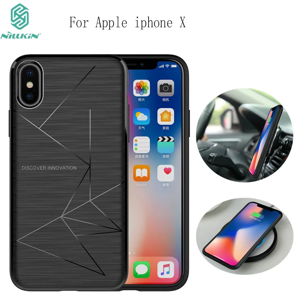 Волшебный чехол NILLKIN для Apple iphone X с магнитной функцией матовая задняя крышка