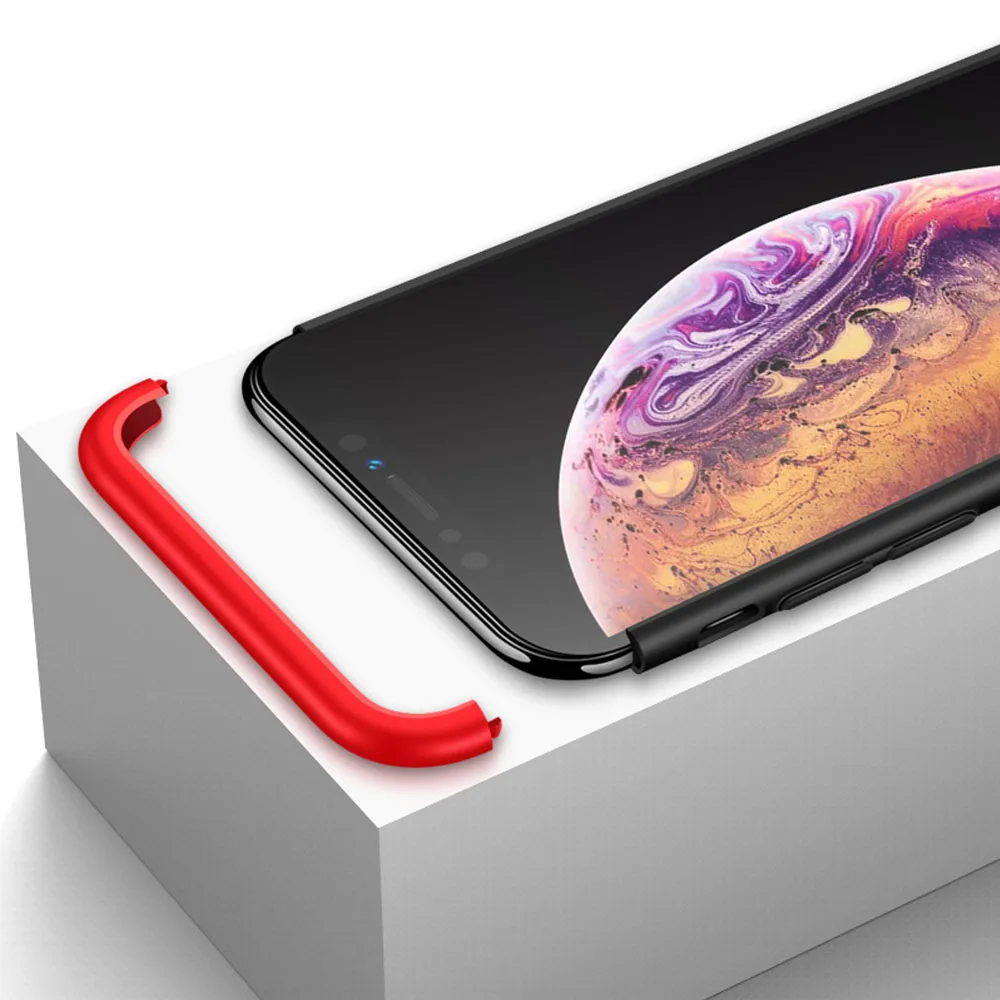 3-в-1 Пластик жесткий 360 полная защита чехол Xiaomi mi x 2 S/Xiaomi X Крышка Анти-шок из PC с