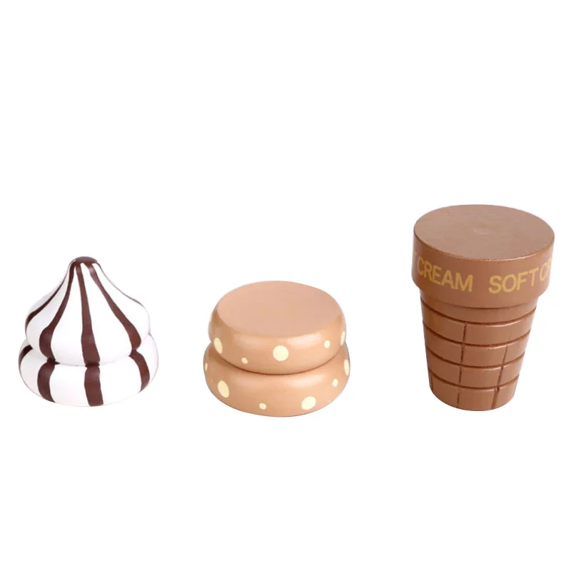 Игровой домик 1 шт. Детские кухонные игрушки Клубничное мороженое магнитные