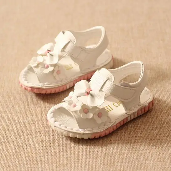 2016 летние модели девушки ребенок принцесса сандалии цветок обувь цветы детские