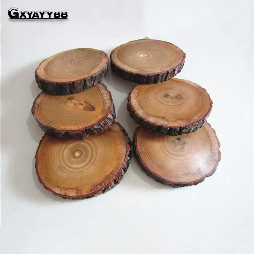 GXYAYYBB 3 шт./компл. DIY натуральный круглый деревянный коврик для чашки подставка чая