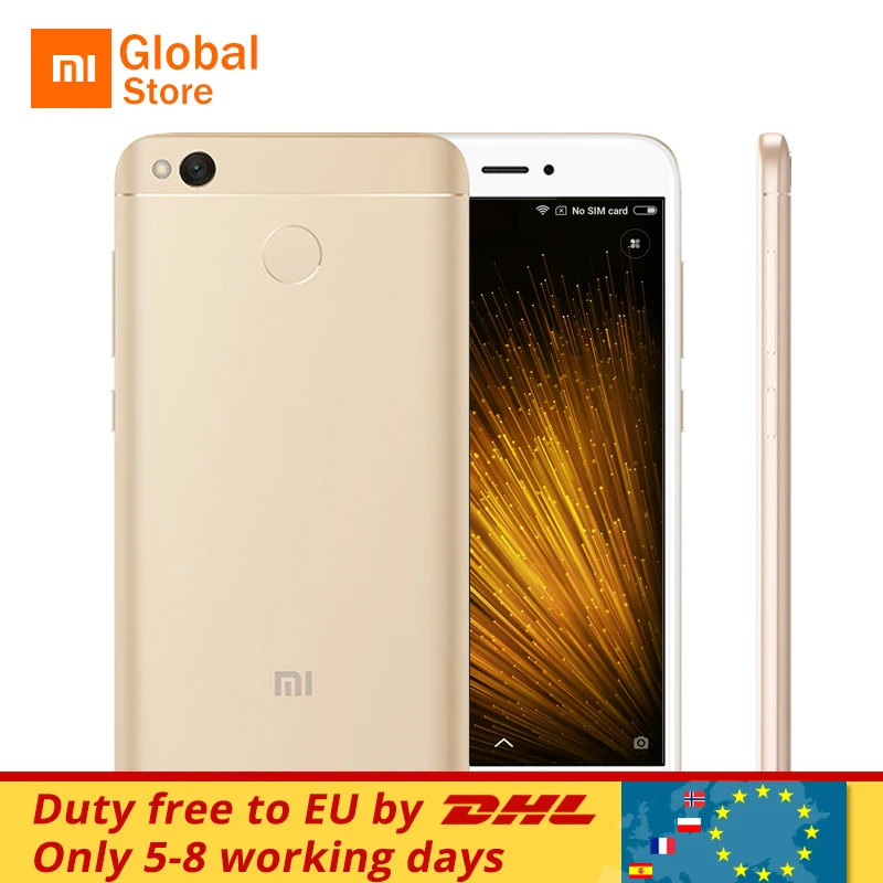 Оригинальный Xiaomi Redmi 4X3 ГБ Оперативная память 32 Встроенная мобильного телефона