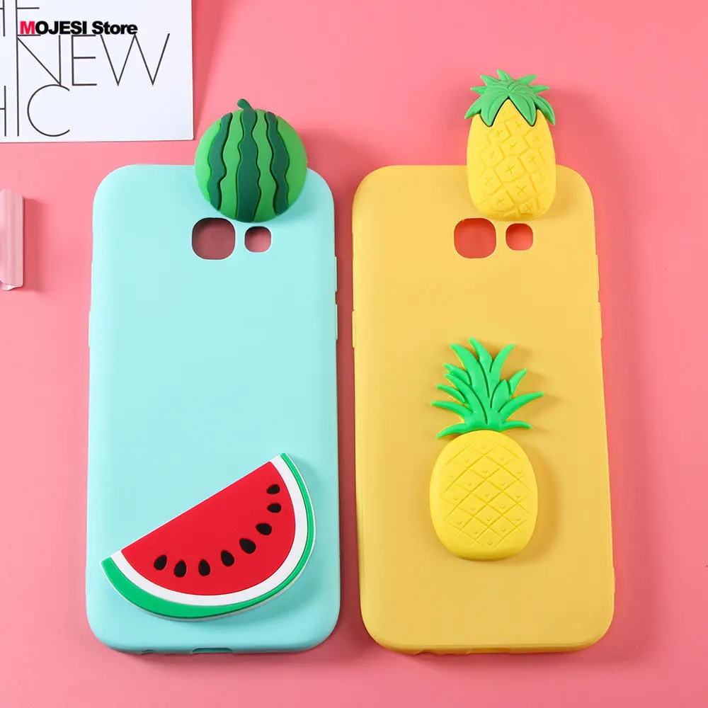 Силиконовый матовый Ультратонкий чехол Mofi для Samsung Galaxy A3 2017 4 7 дюйма с милой