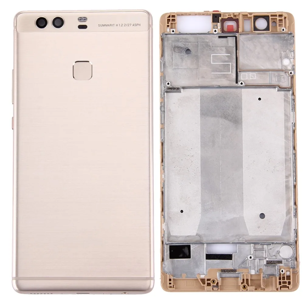 Задняя крышка батареи + передняя корпуса ЖК-рамка пластина для Huawei Ascend P6/Mate S/P9 Lite
