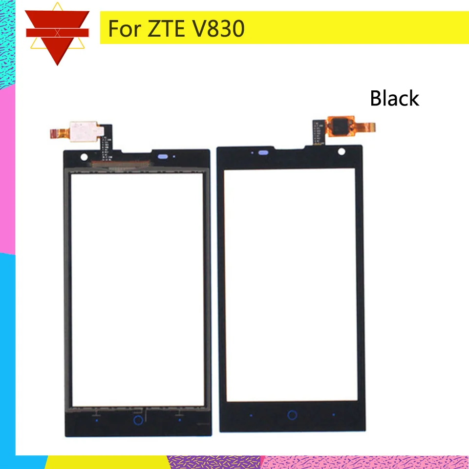 10 шт./лот сенсорный экран дигитайзер для ZTE Blade G Lux/Kis 3 Max V830 V830W переднее стекло