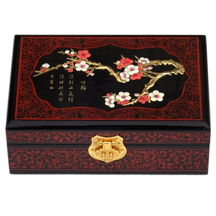 Лакированные деревянные креативные коробки для хранения гостиной, небольшие предметы, доступные цвета, Быстрая, свадебные стильные чехлы