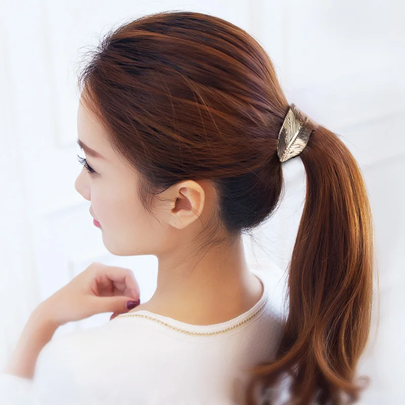 EASYA резьбе сплав лист Hairwear HairBands эластичный Sieraden бренд диадемы Para Noiva аксессуары