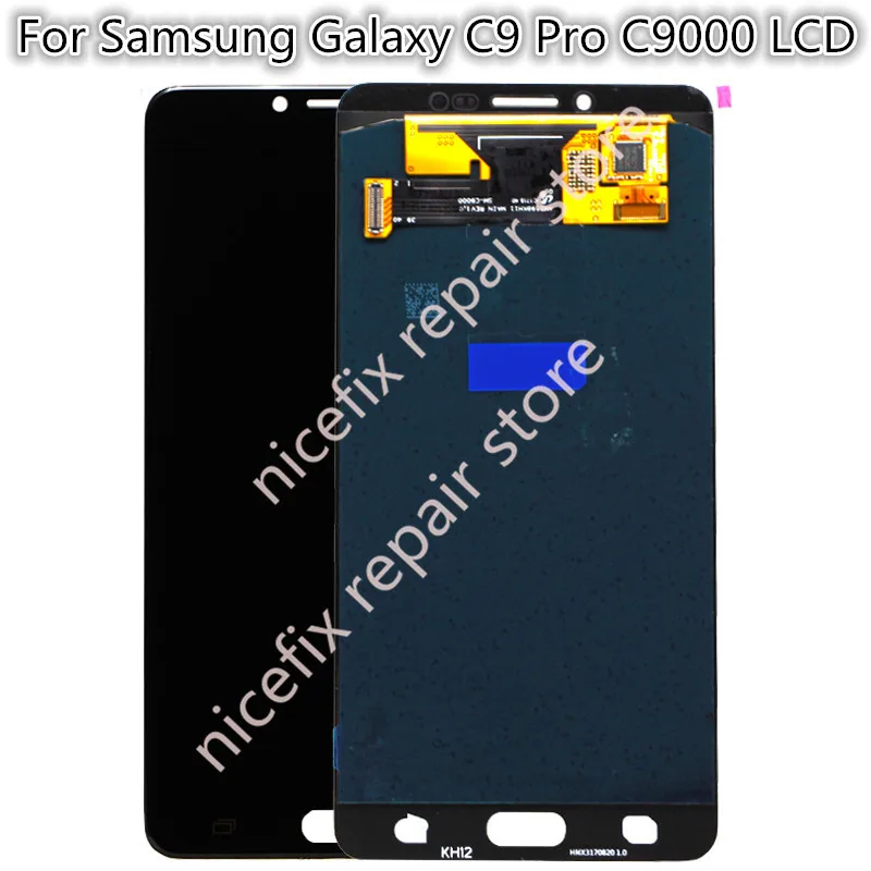ЖК дисплей Super AMOLED для SAMSUNG GALAXY C9 Pro C9000 с сенсорным экраном и дигитайзером в сборе