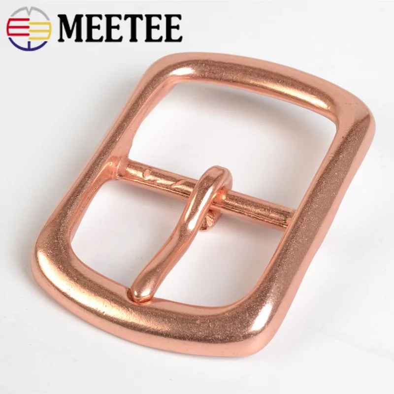 Meetee 1 шт. 40 мм медный мужской ремень с пряжкой голова DIY Кожа ремесло Джинсы Брюки повседневные мужские Т-украшения для 38-39 мм ремень YK012