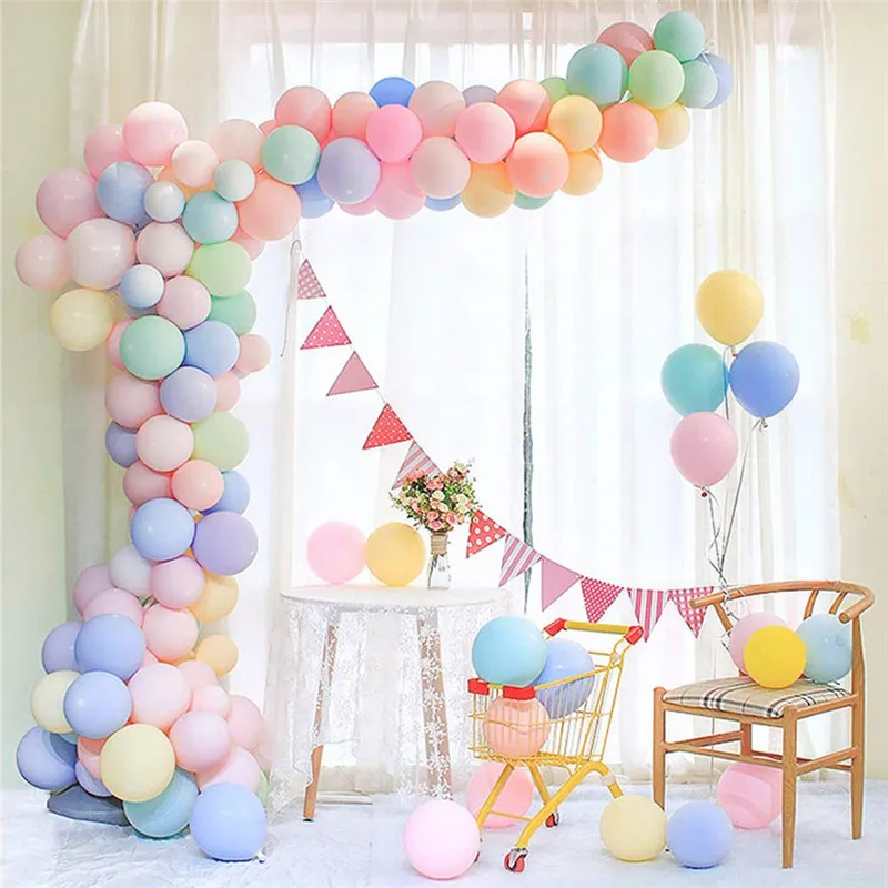 150 шт DIY латексные вечерние воздушные шары-гирлянды розовый милый Макарон цвет смешанные воздушные шары для дня рождения украшения для свадебной вечеринки