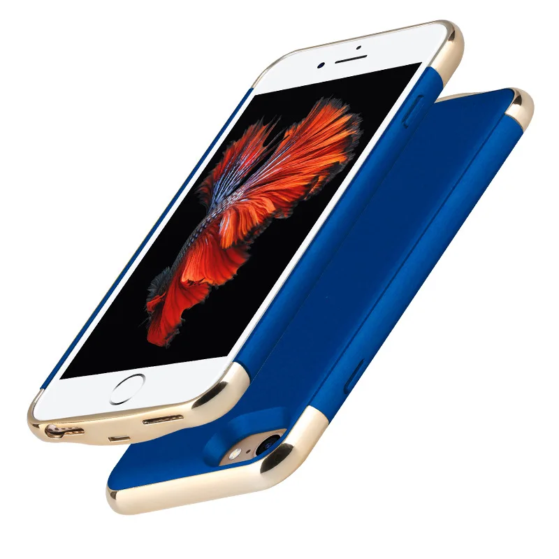 Чехол с зарядным устройством для iPhone 6 s 7 8 Plus X XS чехол внешним аккумулятором